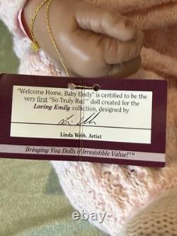 Welcome Home Baby Emily 20 Baby Doll by Linda Webb Ashton Drake Galleries