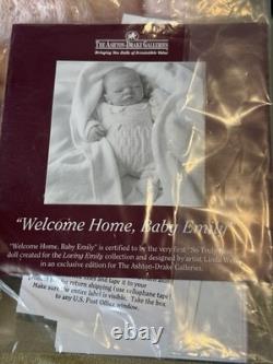 Welcome Home Baby Emily 20 Baby Doll by Linda Webb Ashton Drake Galleries