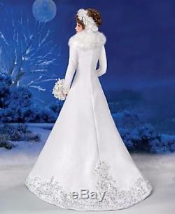 Winter Romance Bride Porcelain Doll Cindy McClure Ashton Drake