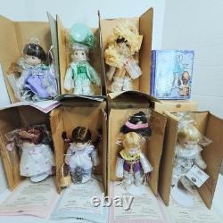 Wizard of Oz Ashton Drake 7 Porcelain Precious Moments Dolls Boxes COAs + Tin