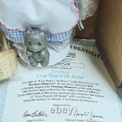 Wizard of Oz Ashton Drake 7 Porcelain Precious Moments Dolls Boxes COAs + Tin