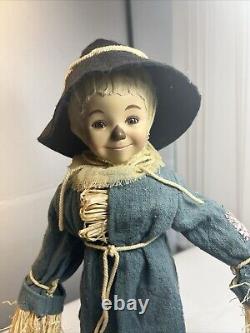 Wizard of Oz figurine Ashton Drake Dianna Effner Scarecrow Doll 13 in Porcelain