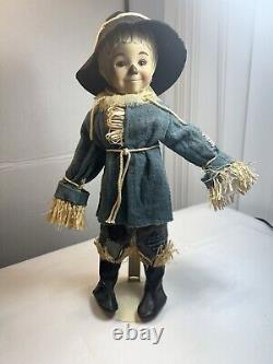 Wizard of Oz figurine Ashton Drake Dianna Effner Scarecrow Doll 13 in Porcelain