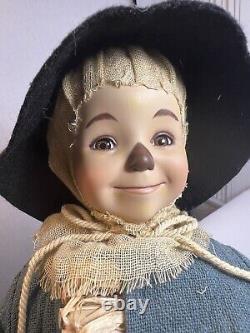 Wizard of Oz figurine Ashton Drake Dianna Effner Scarecrow Doll 13 in Porcelain