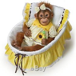 You Are My Sunshine Monkey Doll 1 of 5,000 By The Ashton-Drake Galleries