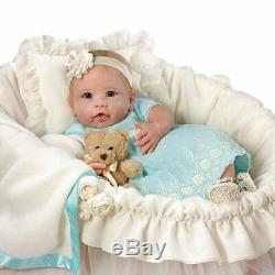 You Are So Beautiful Baby Doll with Basket by Ashton Drake