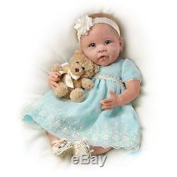 You Are So Beautiful Baby Doll with Basket by Ashton Drake